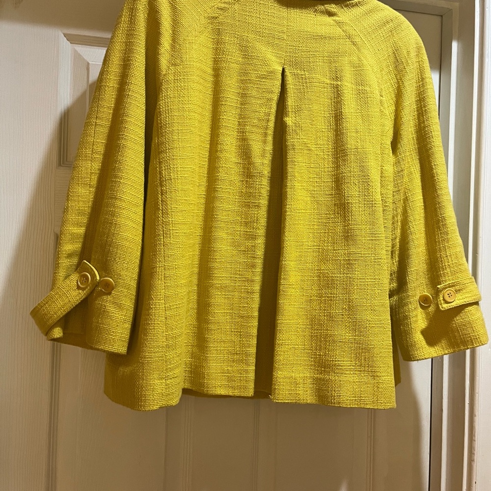 Talbots Yellow Swing Jacket - Picture 2 of 3